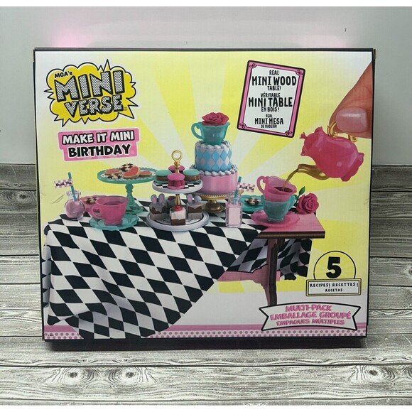 2024-MGA's Miniverse Make It Mini Birthday Multi-Pack-Party Theme Trending Toy - Picture 2 of 2